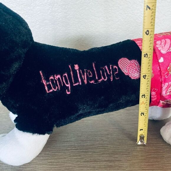 Valentine Dachshund Plush Dog - Picture 4 of 4